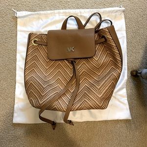 Michael Kors Junie woven backpack